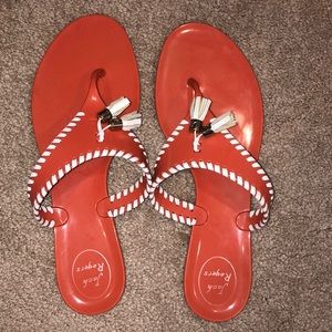 Pink and White Jack Rogers (size 9)